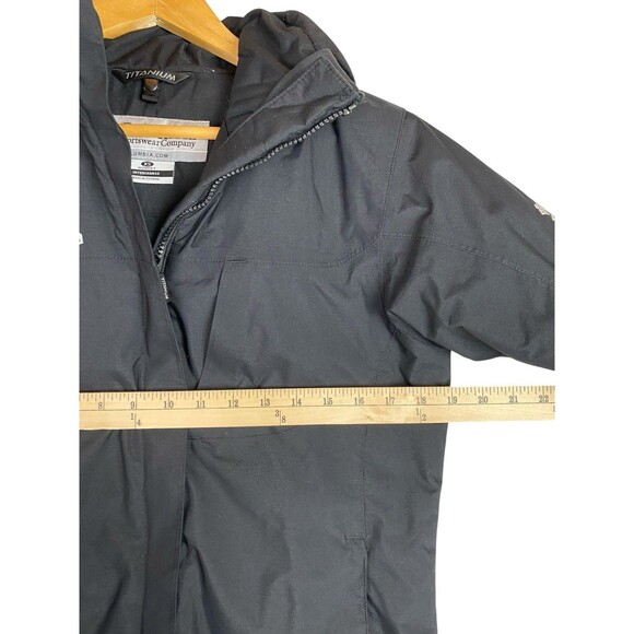 Columbia Titanium Omni-Tech Women's XS Insulated Waterproof Hooded Jacket Ski - Picture 11 of 12